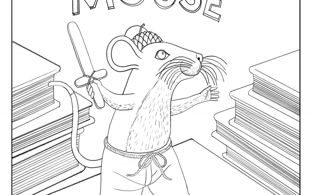 Today’s Coloring Page-Thinking of our friend author/illustrator Daniel C. Kirk