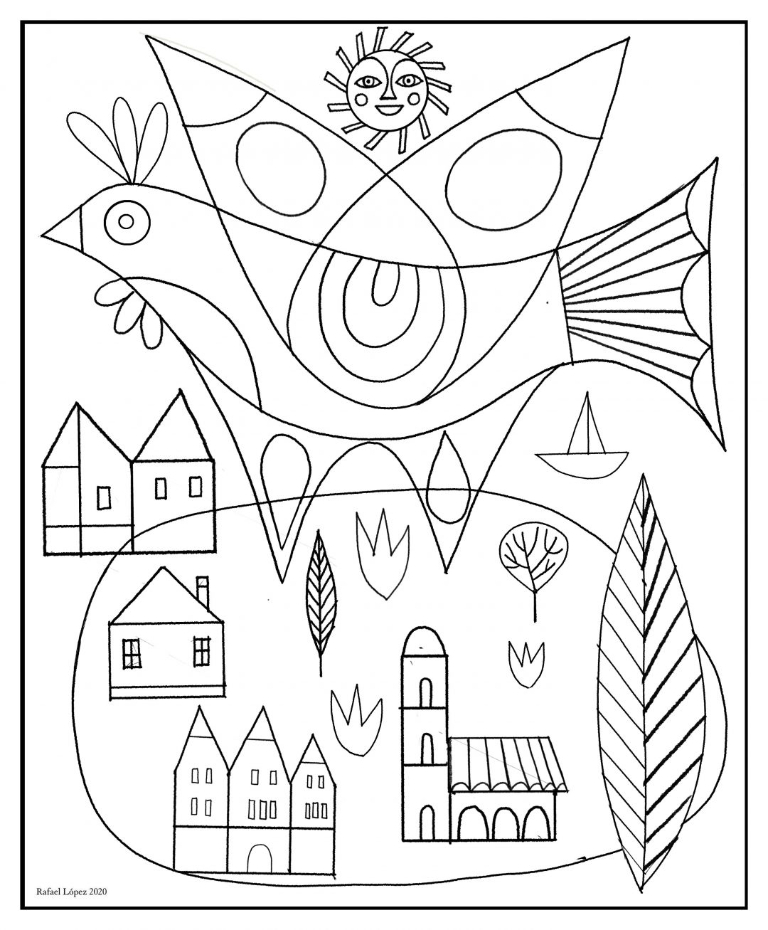 Day 8: Coloring Pages | Rafael López